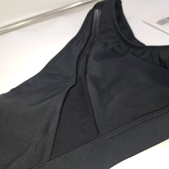 CUPSHE Black Mesh High Waist Bikini Swimsuit Tank Top 2 Pieces BathingSuit XS - Picture 5 of 12